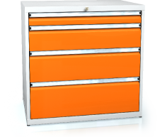 Schubladenschränke 840 x 860 x 600 - 4x Schubladen